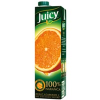 JUICY voćni sokovi naranča 100% 1L