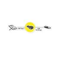 ROLINE Adapter, USB-C 3.2 na USB-A 3.1, OTG