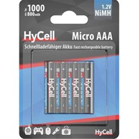 Aku baterije HyCell AAA; NiMH, Micro AAA, 1,25V, 1000mAh, 4 kom