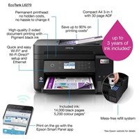 All-in-one L6270 ink jet 3u1 