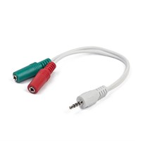 Audio + mikrofon 3,5mm adapter 