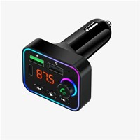 BWOO Auto punjač USB-A i USB-C i radio FM odašiljač