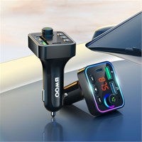BWOO Auto punjač USB-A i USB-C i radio FM odašiljač