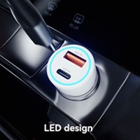 BWOO Auto punjač USB-A QC + USB-C PD, 38W