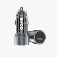 BWOO Auto punjač USB-A QC + USB-C PD, 43W