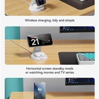 BWOO Bežična stanica za punjenje 3 u 1 za Apple uređaje 15 W