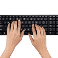 LOGITECH Bežična tipkovnica  s mišem MK220