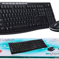 LOGITECH Bežična tipkovnica s mišem MK270