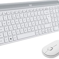 LOGITECH Bežična tipkovnica s mišem MK470 MK470 Slim Wireless Combo White (920-009205)