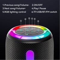 BWOO Bluetooth IPX4 zvučnik Mini BT 5.3