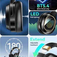 BWOO Bluetooth naglavne slušalice BT V5.4