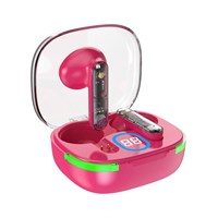 Bluetooth slušalice TWS B80 Roze; glazba i telefonski razgovori