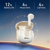BWOO Bluetooth ušne ENC slušalice BT V5.3