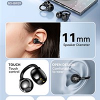 BWOO Bluetooth ušne slušalice s kopčom BT V5.3