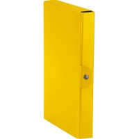 DELSO kutija za odlaganje A4, debljina 4 cm, žuta