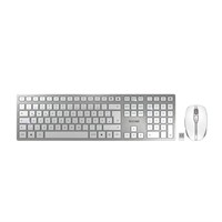 CHERRY DW-9100 Slim bežična/BT tipkovnica + miš AES-128, Bluetooth, bijela