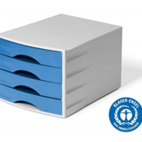 ECO kutija s 4 ladice 4 ladice, plava