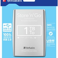 Eksterni disk Store &#39;n&#39; Go 3.0 1TB, srebrni (53071)