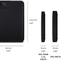 WESTERN DIGITAL Eksterni disk WD Elements USB-A