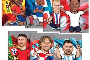 MAR-MAR FOOTBALL ICONS bilježnice meke korice
