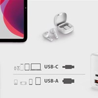GENIUS GaN zidni punjač od 65 W s 2 priključka