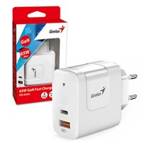 GENIUS GaN zidni punjač od 65 W s 2 priključka