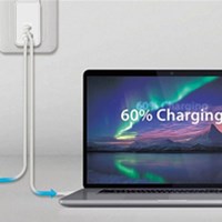 GENIUS GaN zidni punjač od 65 W s 2 priključka
