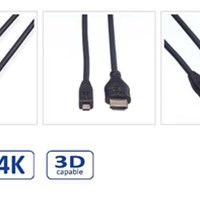 HDMI kabel sa mrežom, TIP A (M) - TIP D (M) (micro) 