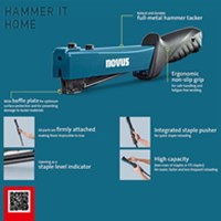 NOVUS J-044 tapetarska Hammer klamerica