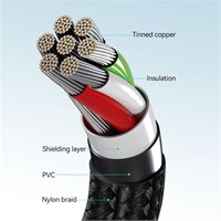 BWOO Kabel USB-A na Lightning, LED