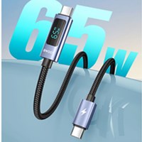 BWOO Kabel USB-C na USB-C, LED