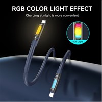 BWOO Kabel USB-C na USB-C s RGB ambijetalnim osvjetljenjem i aromaterapijom
