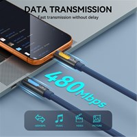 BWOO Kabel USB-C na USB-C s RGB ambijetalnim osvjetljenjem i aromaterapijom