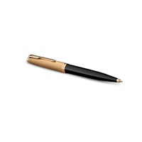 PARKER Kemijska olovka 51 Deluxe  Black Acrylic Gold Trim; crni ispis