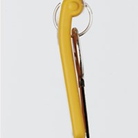 KEY CLIP privjesci za ključeve žuti, 6 komada