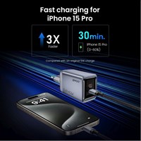 BWOO Kućni brzi 2 x PD USB-C GaN punjač 45W