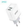 BWOO Kućni brzi dupli QC USB-A punjač 20W