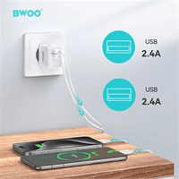 BWOO Kućni brzi dupli QC USB-A punjač 20W