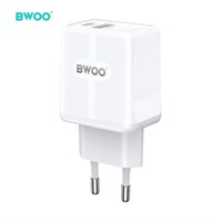 BWOO Kućni brzi QC USB-A i PD USB-C punjač 20W