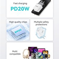 BWOO Kućni brzi USB-C punjač 20W