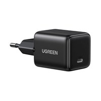 Ugreen Kućni USB X513 GaN punjač 30W USB-C 77207; crni