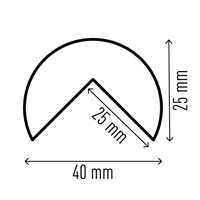 Kutni zaštitni profil C25R 