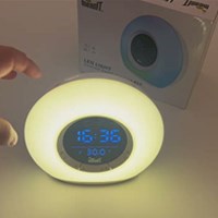 MEANIT LED Light Bluetooth zvučnik radio budilica B15