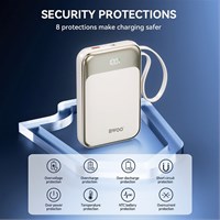 BWOO Magnetni bežični Power Bank s kablom