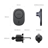 Ugreen MagSafe /Qi CD345 2-u-1 indukcijski auto punjač