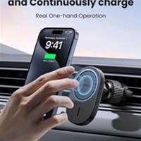 Ugreen MagSafe /Qi CD345 2-u-1 indukcijski auto punjač