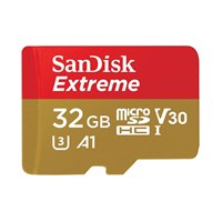 MicroSD Card s SD adapterom Extreme microSDXC 32 GB; 100MB/s A2 C10 V30 UHS-I