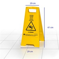 WESTCOTT Oznaka "PAZI! SKLIZAK POD" pvc