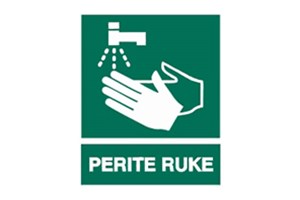 Oznaka PERITE RUKE