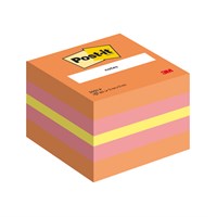 Post-it&#174; mini kocke 51X51, 400 list. roza-narančasti